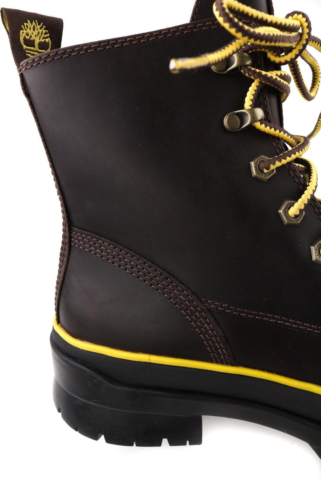 TIMBERLAND A2D6W-A5019 Women's EU38/38.5 Dark Brown Leather Lace High-Tops