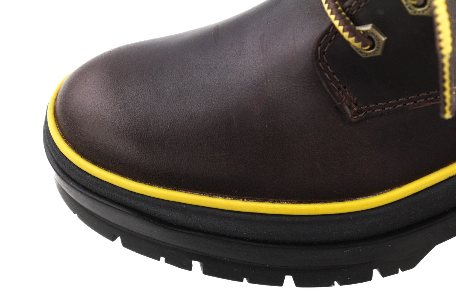 TIMBERLAND A2D6W-A5019 Women's EU38/38.5 Dark Brown Leather Lace High-Tops