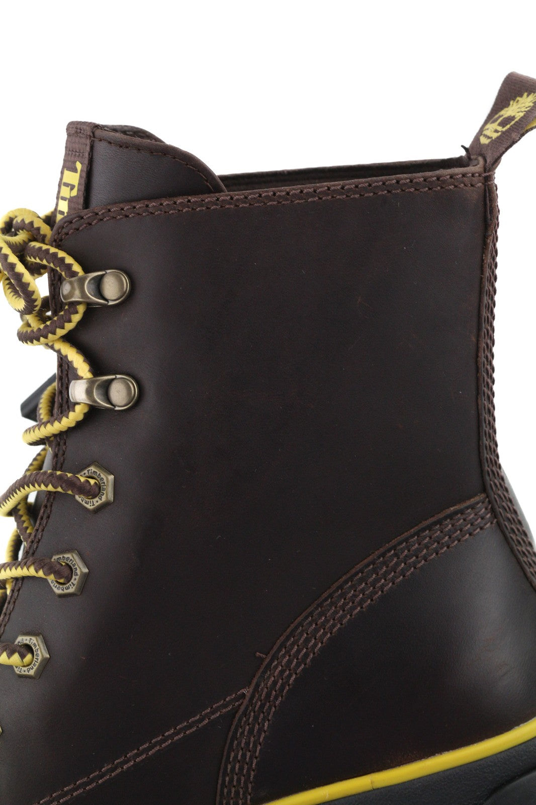 TIMBERLAND A2D6W-A5019 Women's EU38/38.5 Dark Brown Leather Lace High-Tops