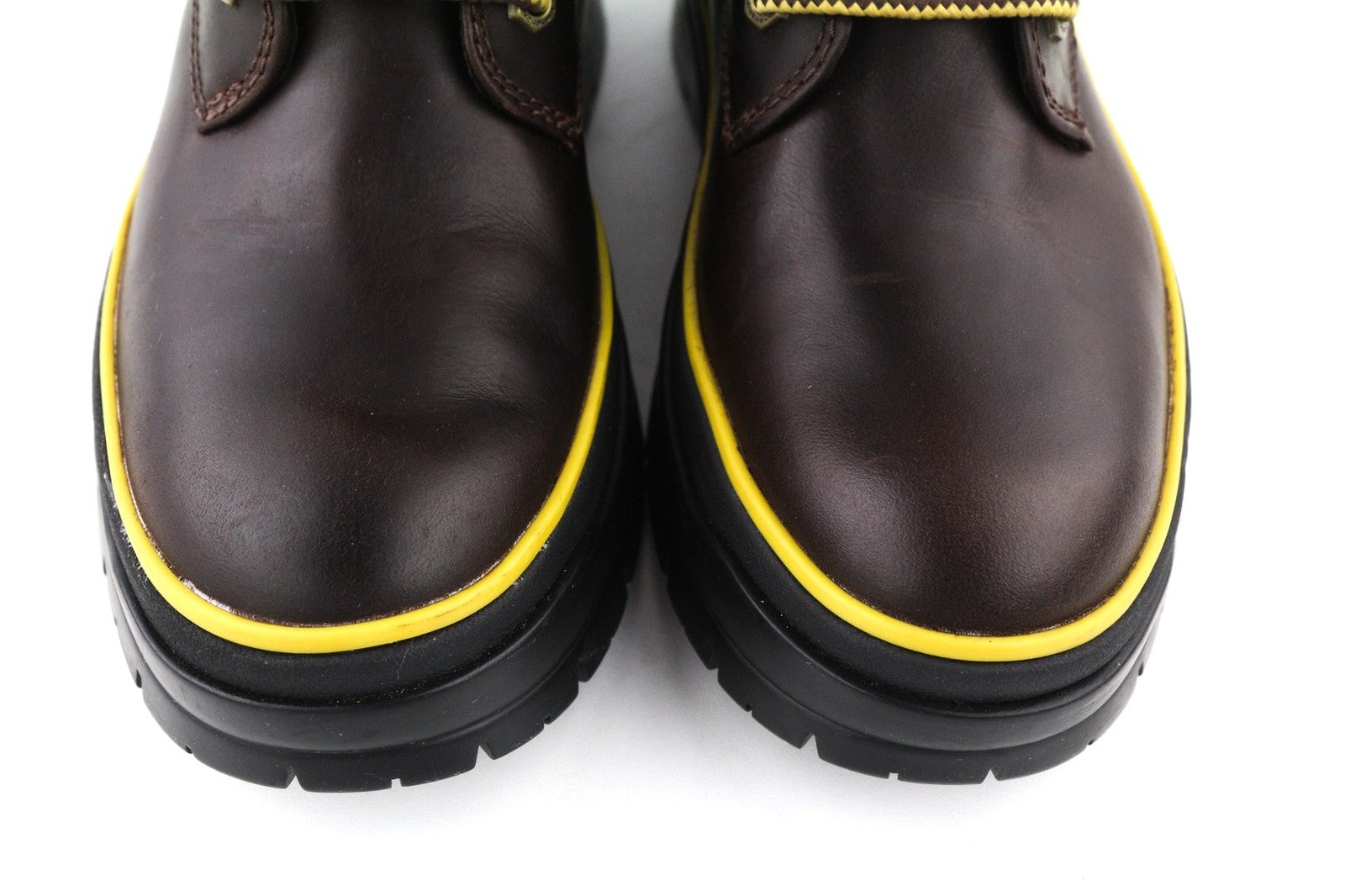 TIMBERLAND A2D6W-A5019 Women's EU38/38.5 Dark Brown Leather Lace High-Tops