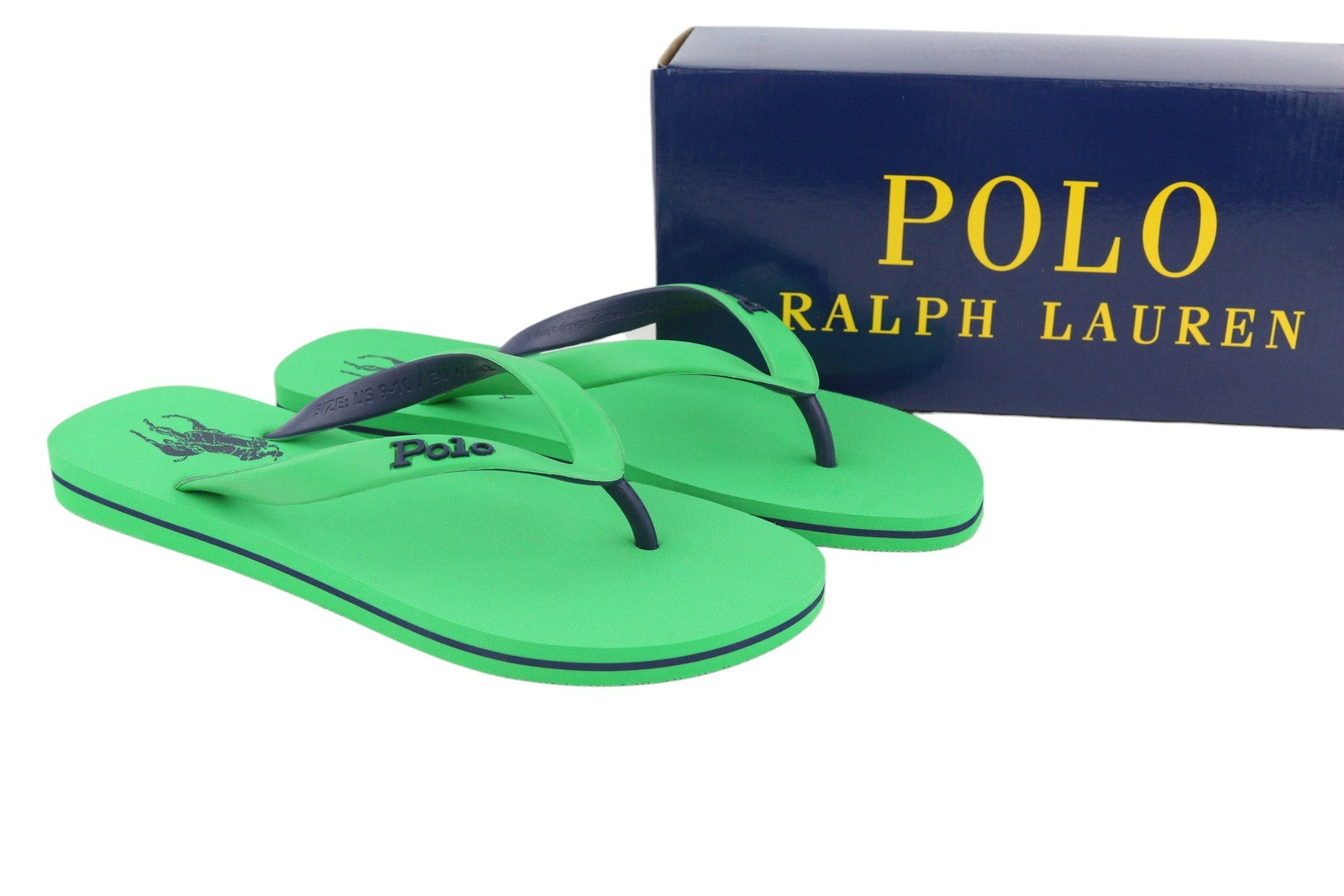 RALPH LAUREN Bolt-Sn-Csl Men's EU42/43 Green Flip-Flops Casual