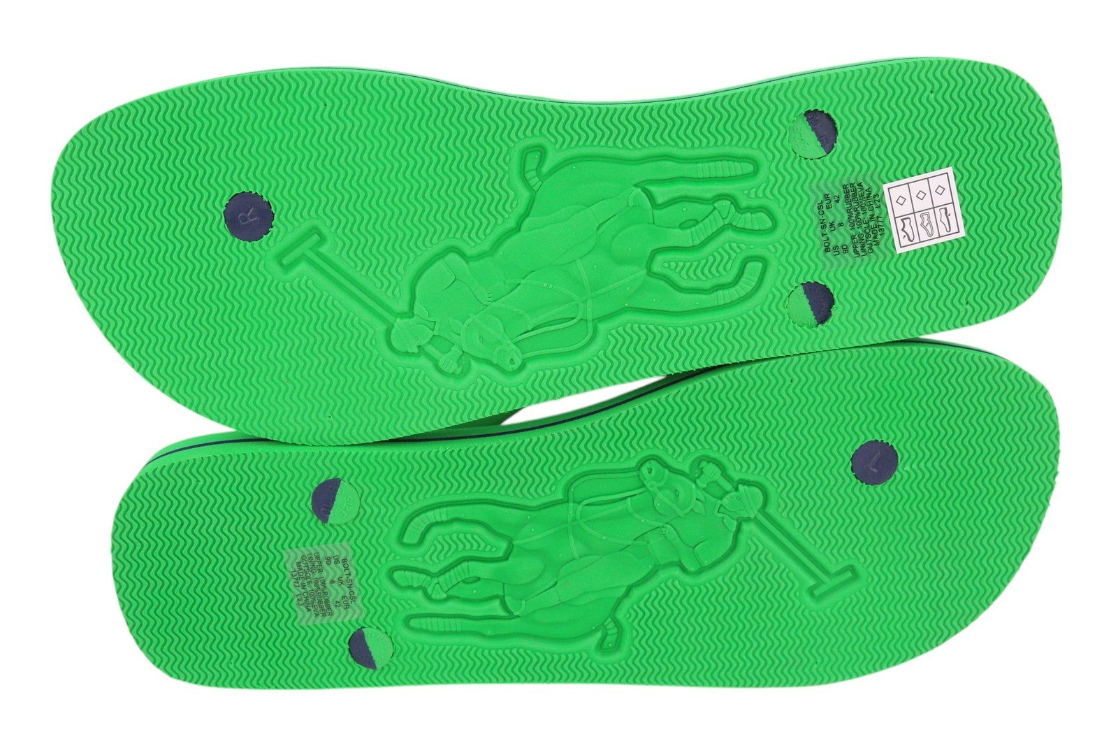 RALPH LAUREN Bolt-Sn-Csl Men's EU42/43 Green Flip-Flops Casual