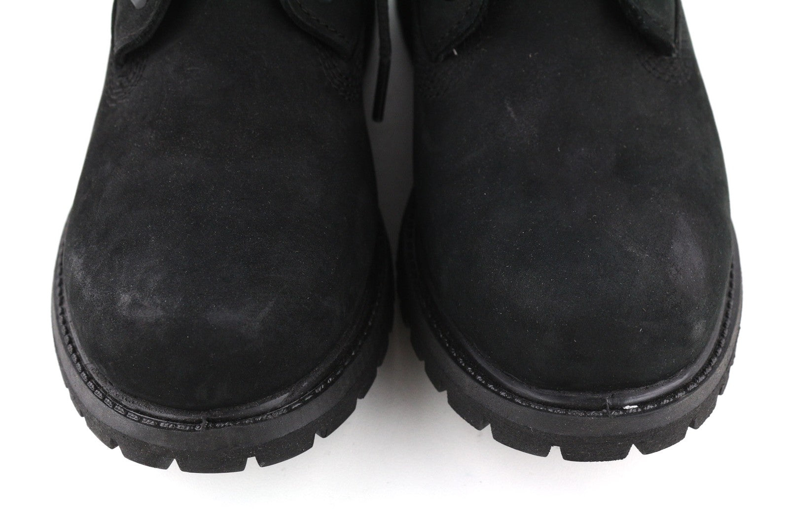 TIMBERLAND 8658A-A3398 Women's ~EU38.5/39 Black Logo Leather High-Top Boots