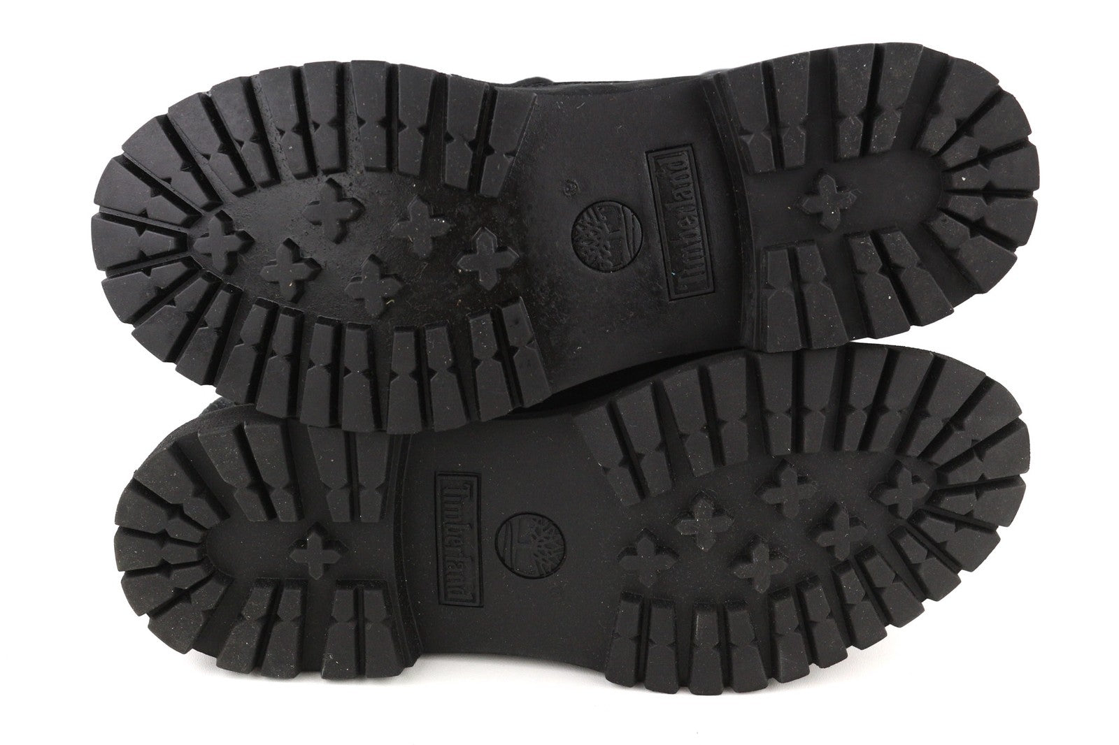 TIMBERLAND 8658A-A3398 Women's ~EU38.5/39 Black Logo Leather High-Top Boots