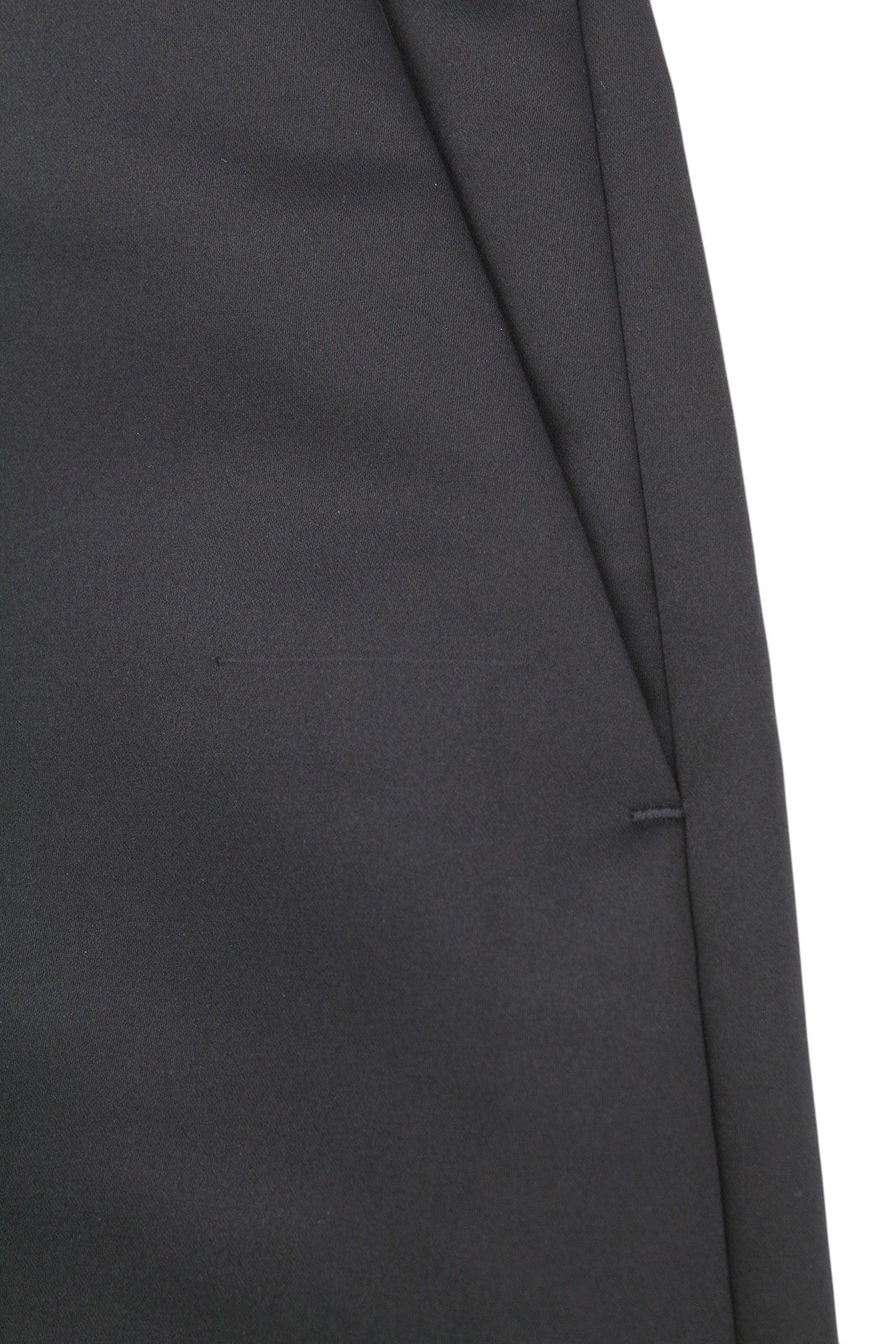 R13 Relaxed Cropped Pleated Women Trousers 27 Black Satin Look Ankle Length FW25