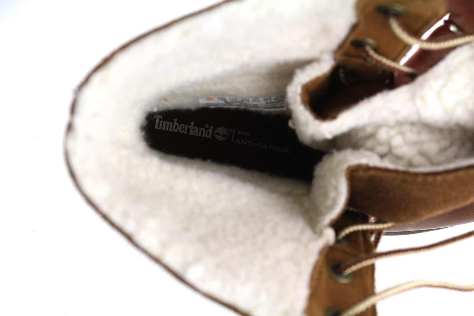 TIMBERLAND 8328R-A6098 Women's EU38.5/39 Brown Leather High-Top Sneakers