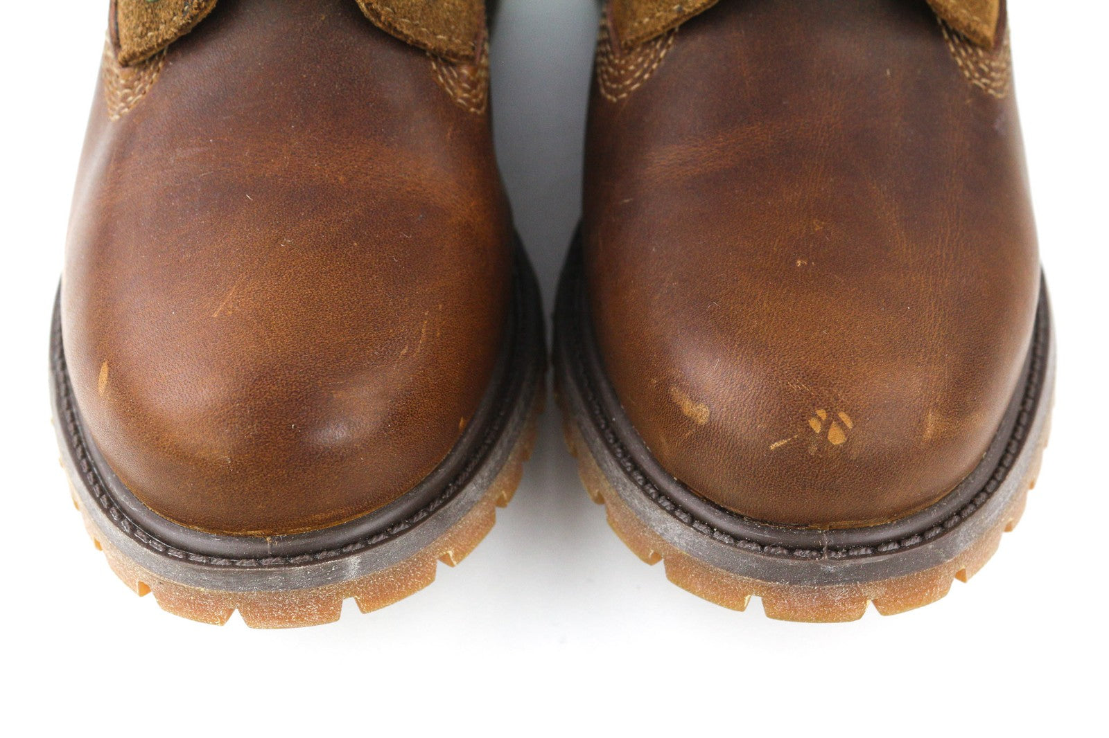 TIMBERLAND 8328R-A6098 Women's EU38.5/39 Brown Leather High-Top Sneakers