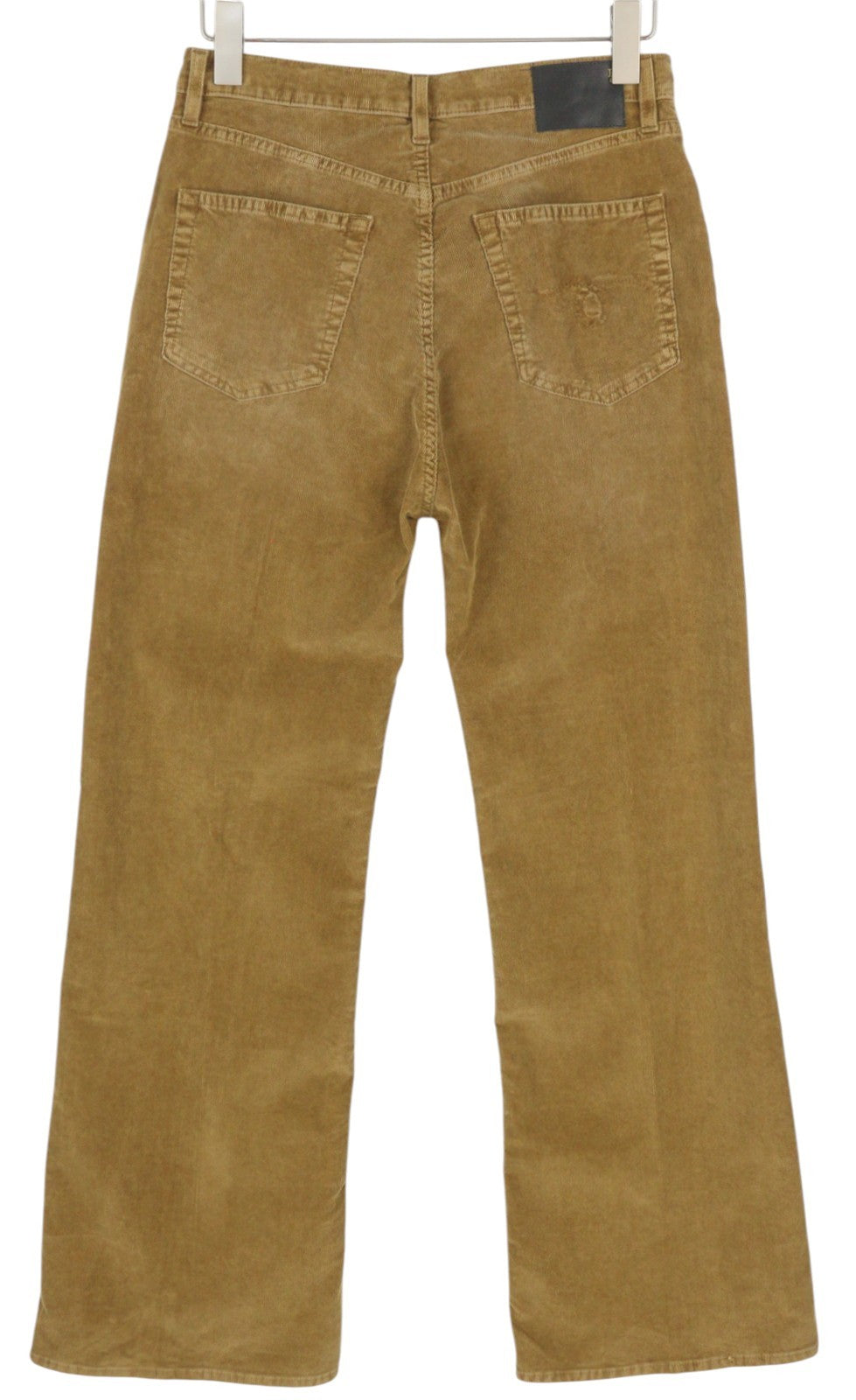 R13 Charlotee Women Trousers 30 Golden Brown Stretch Cord Faded FW25 RRP799