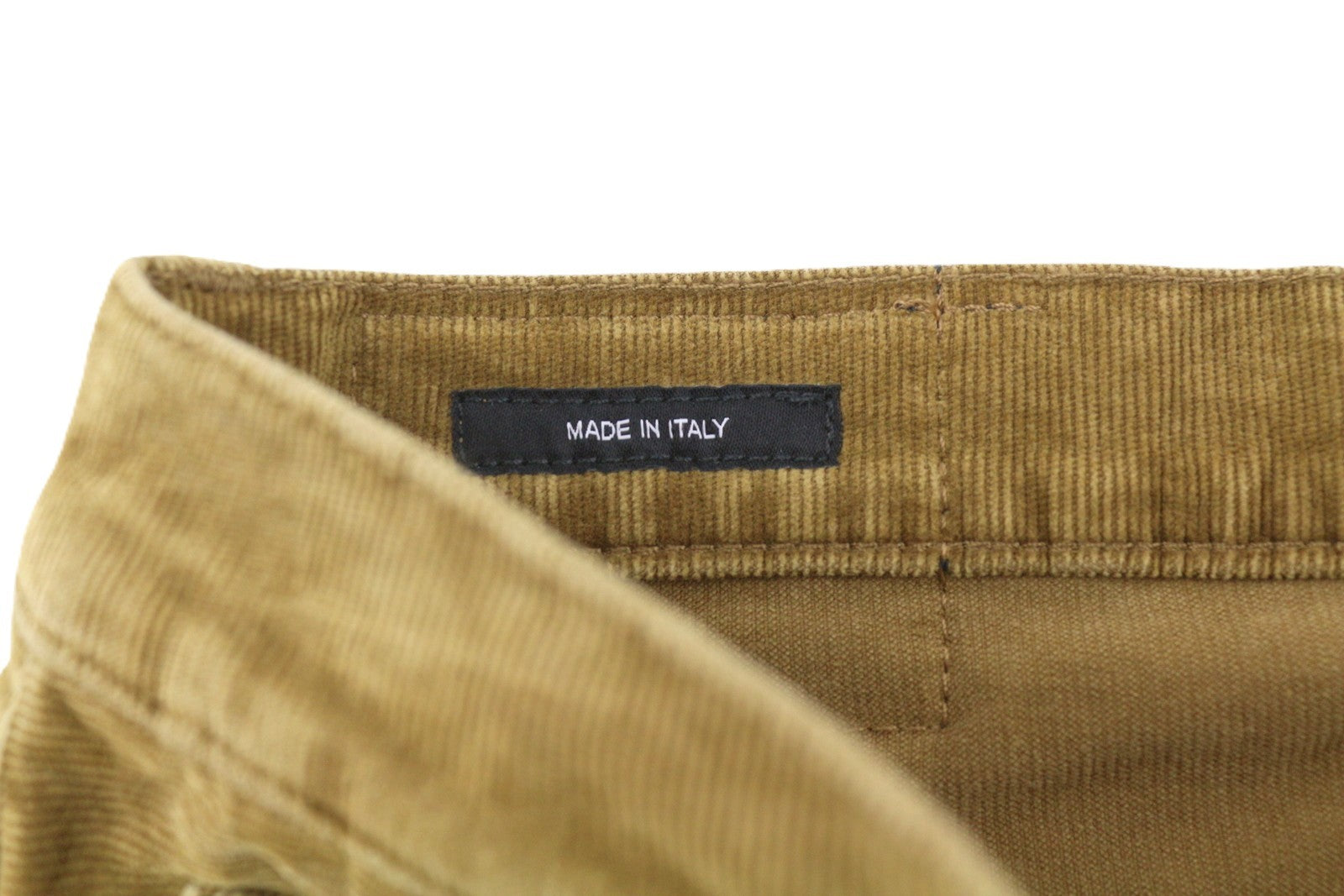 R13 Charlotee Women Trousers 30 Golden Brown Stretch Cord Faded FW25 RRP799