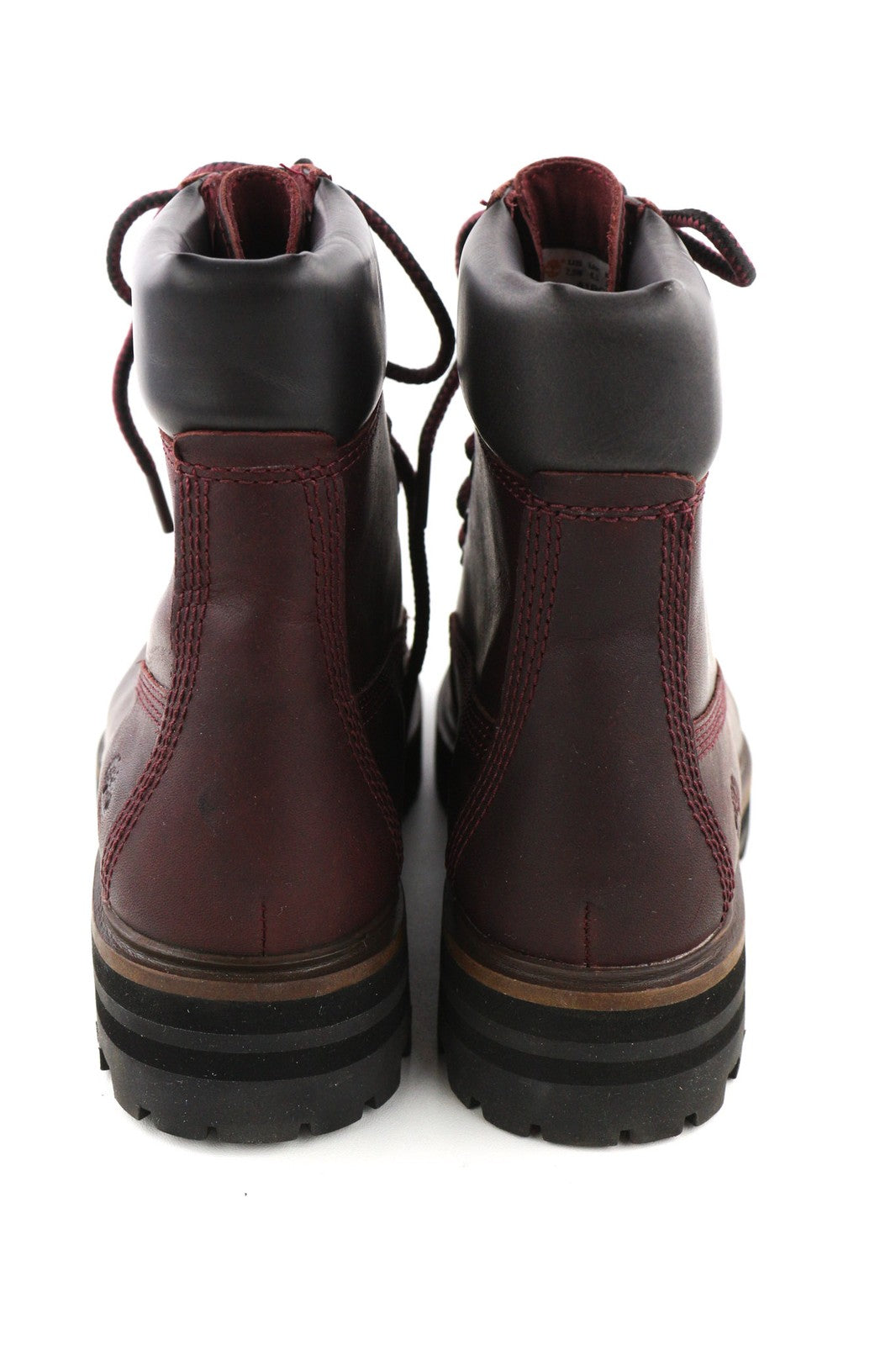 TIMBERLAND A1RCS-A3519 Women's EU38.5/39.5 Purple Leather Lace High-Top Boots