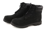 TIMBERLAND 8658A-A4235 Women's ~EU39/39.5 Black Leather High-Top Shoes