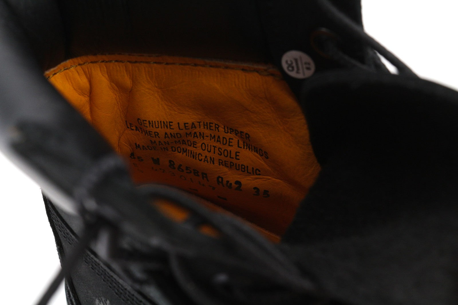 TIMBERLAND 8658A-A4235 Women's ~EU39/39.5 Black Leather High-Top Shoes