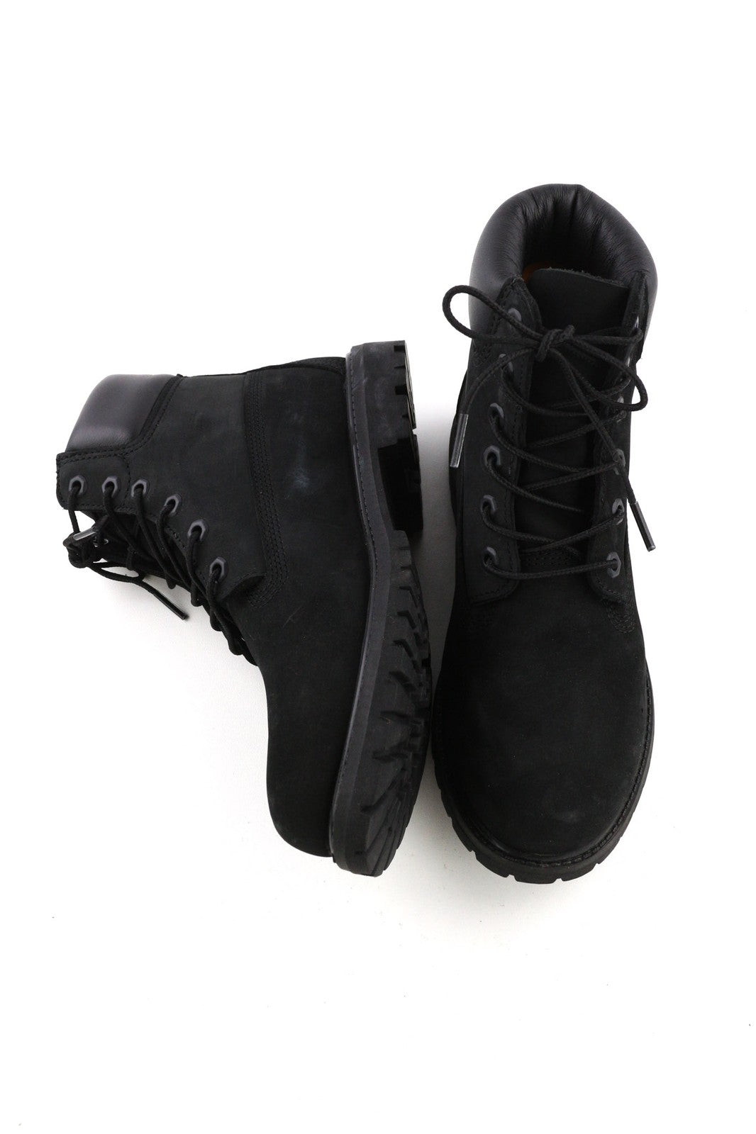 TIMBERLAND 8658A-A4235 Women's ~EU39/39.5 Black Leather High-Top Shoes