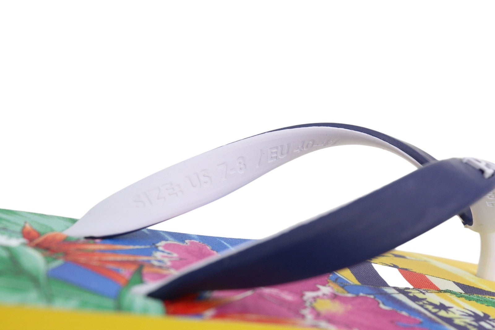 RALPH LAUREN Bolt-Sn-Csl Men's EU40/41 Aloha Print Flip-Flops