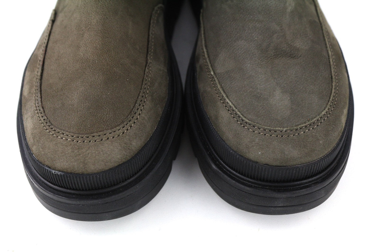 TIMBERLAND A2JPJ-A6319 Women's EU38.5/39 Khaki Leather Pull-On High-Top Boots