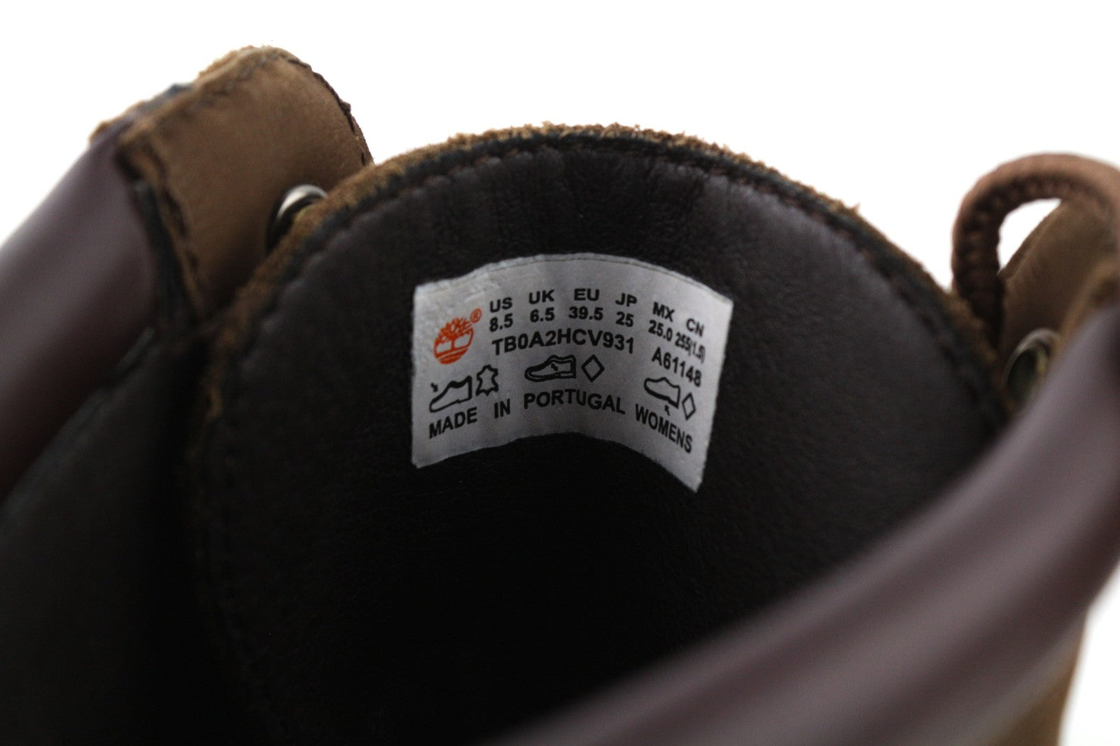 TIMBERLAND TB0A2HCV931-A61148 Women's EU39.5/40 Brown Leather Boots