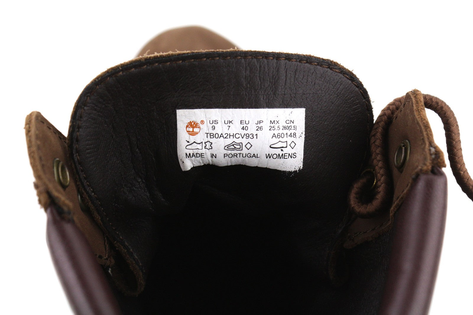 TIMBERLAND TB0A2HCV931-A61148 Women's EU39.5/40 Brown Leather Boots