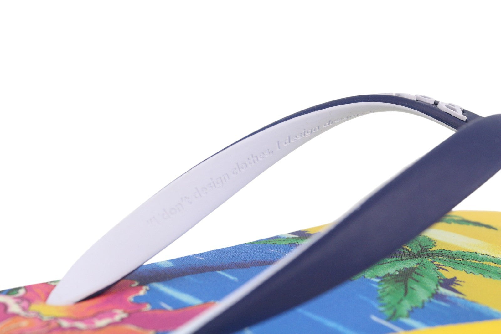 RALPH LAUREN Bolt-Sn-Csl Men's EU44/45 Aloha Print Flip-Flops