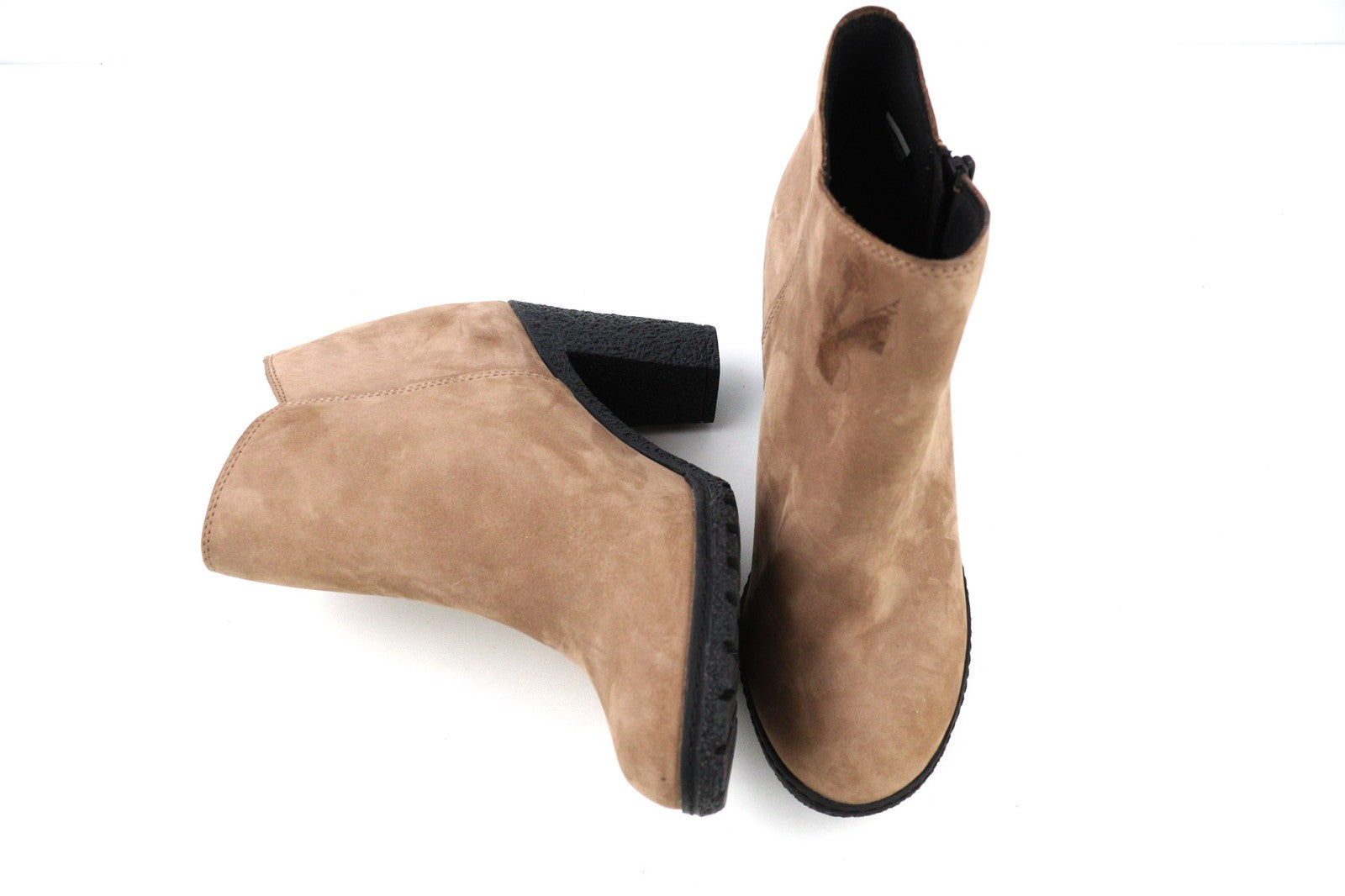 TIMBERLAND A2JJK-A6034 Women's EU36/37 Brown Leather Logo Ankle Heel Shoes