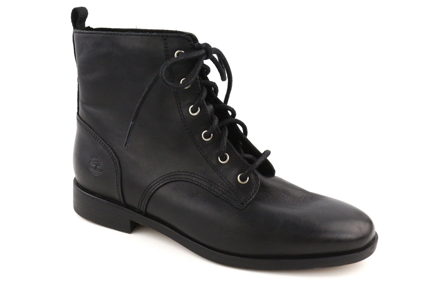 TIMBERLAND A21ED-A5819 Women's EU38/38.5 Black Genuine Leather High-Top Shoes