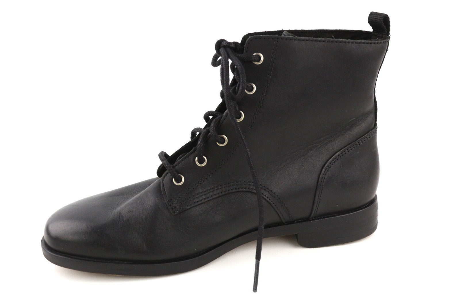 TIMBERLAND A21ED-A5819 Women's EU38/38.5 Black Genuine Leather High-Top Shoes