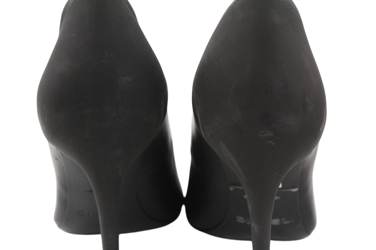 DIESEL D-Slanty Women's EU38 Black Leather Pointed Stiletto Heels