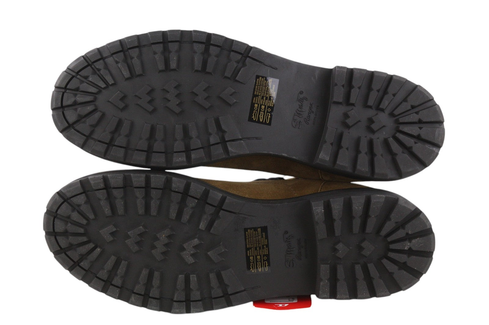 DIESEL D-Alabhama Men's EU45 Brown Aged Leather Lace-Up Ankle Boots RRP€290