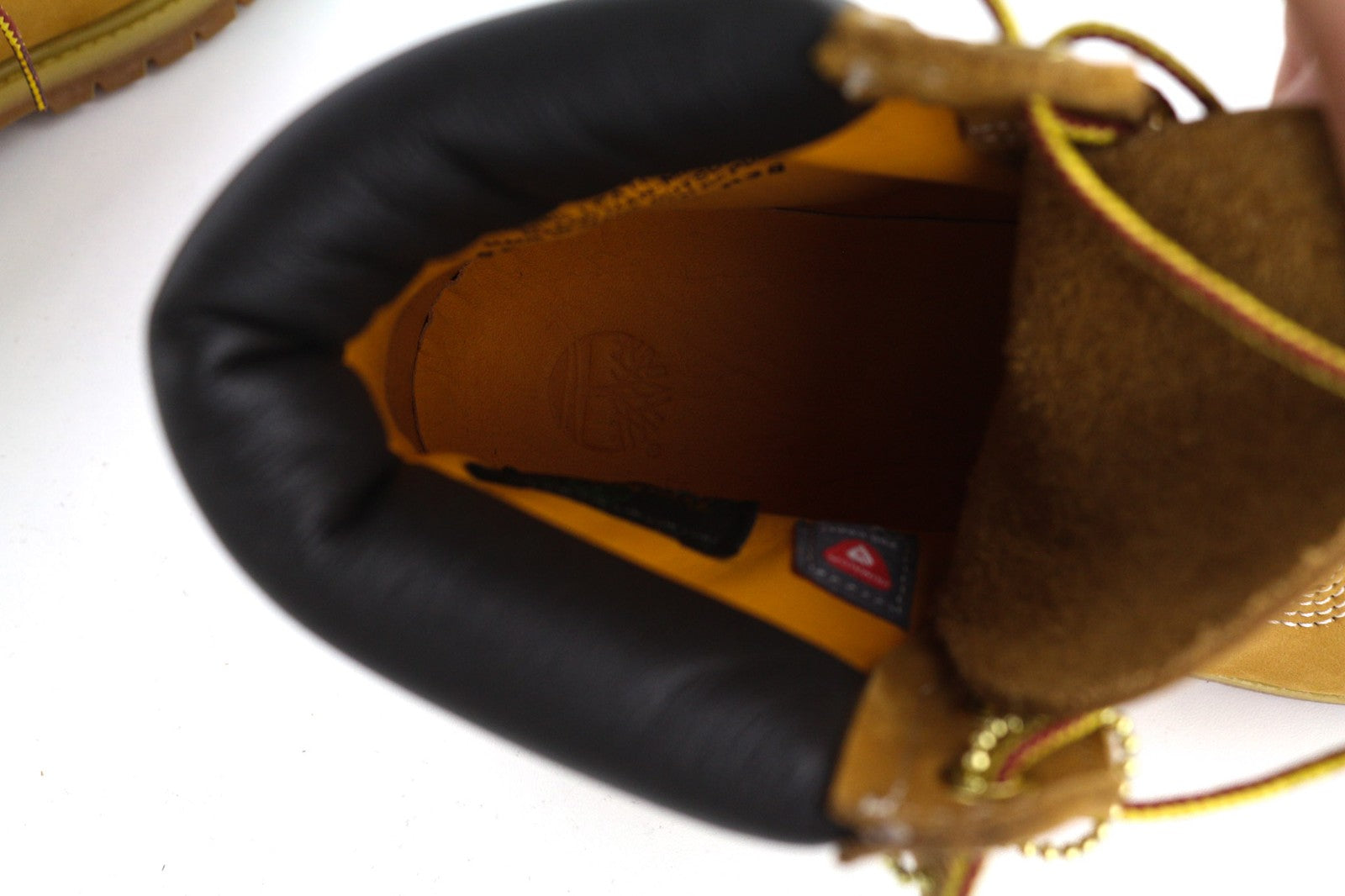 TIMBERLAND 10361-A3835 Women's ~EU39.5/40 Brown Logo Leather High-Top Sneakers