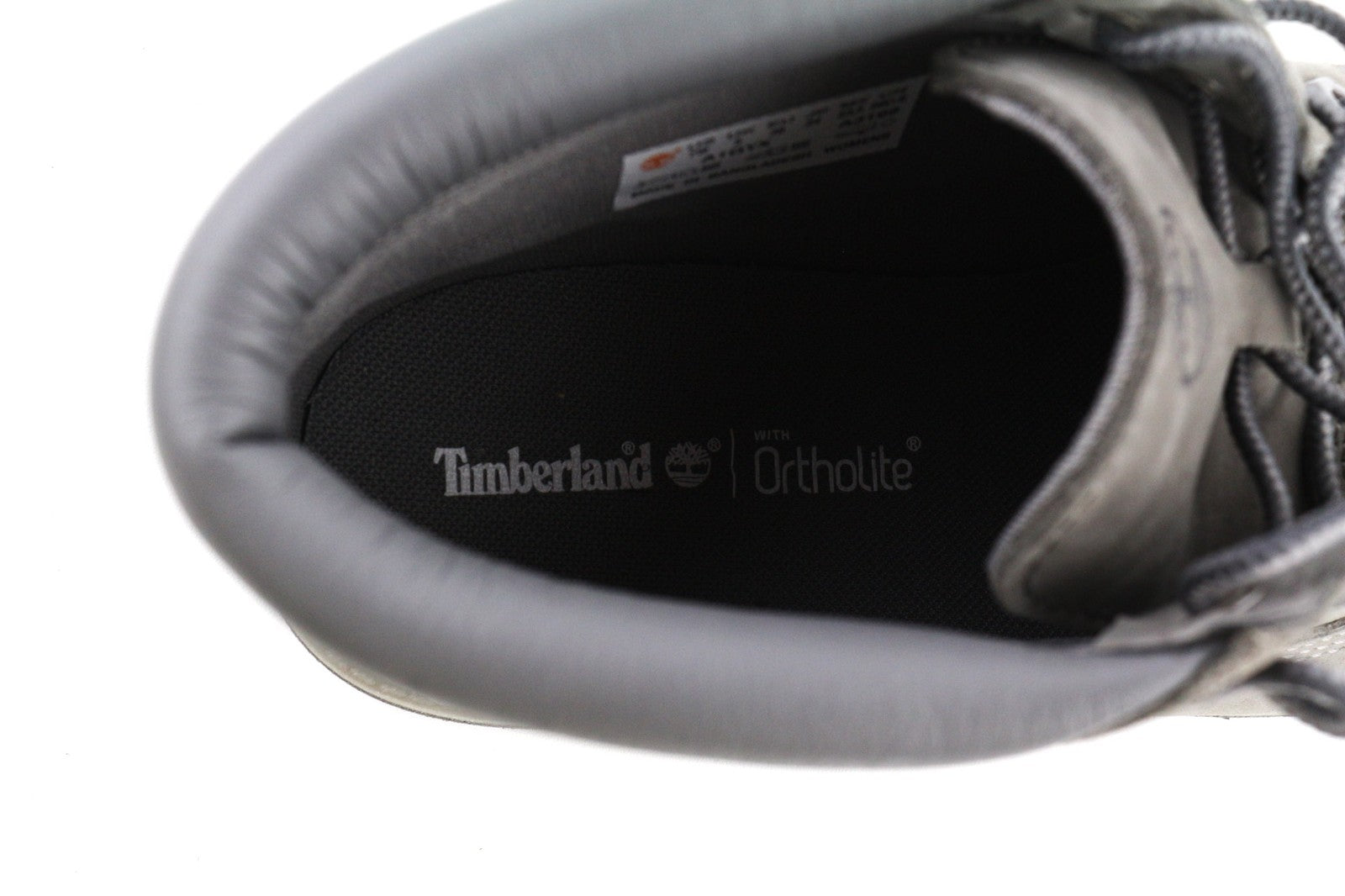 TIMBERLAND A1GYX-A3198 Women's EU38/39 Grey Leather Ortholite Lace-Up Shoes