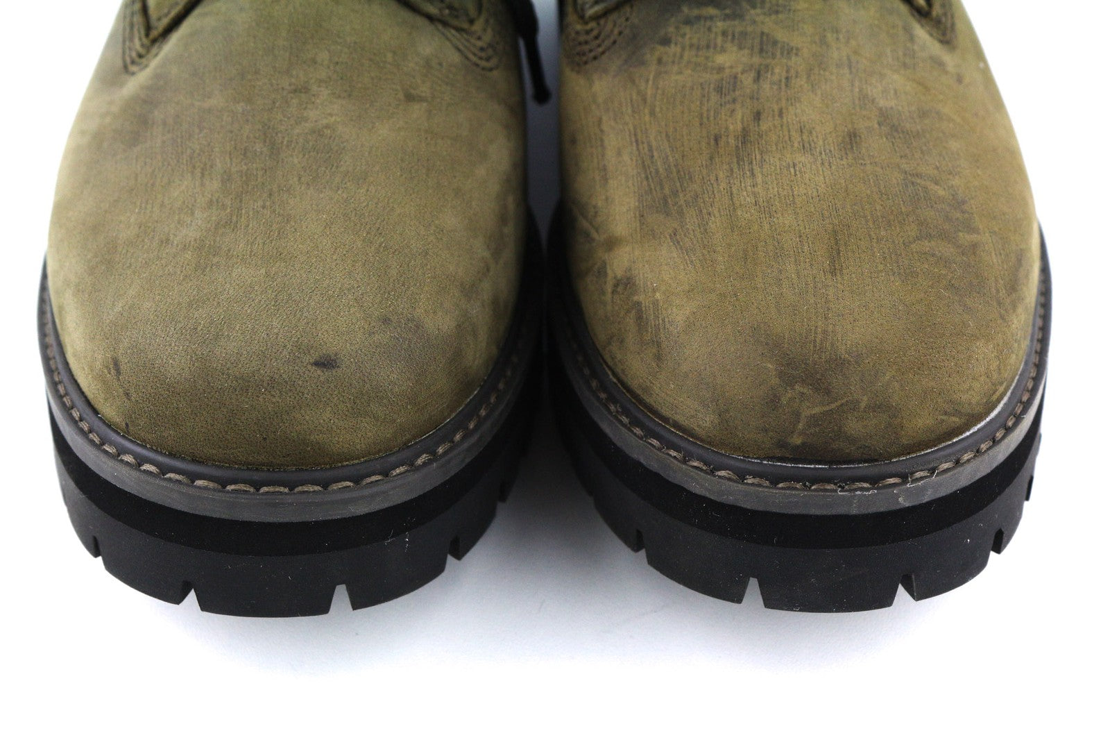 TIMBERLAND A2NXX-A4919 Men's EU42/43 Khaki Aged Leather Lace-Up Ankle Boots