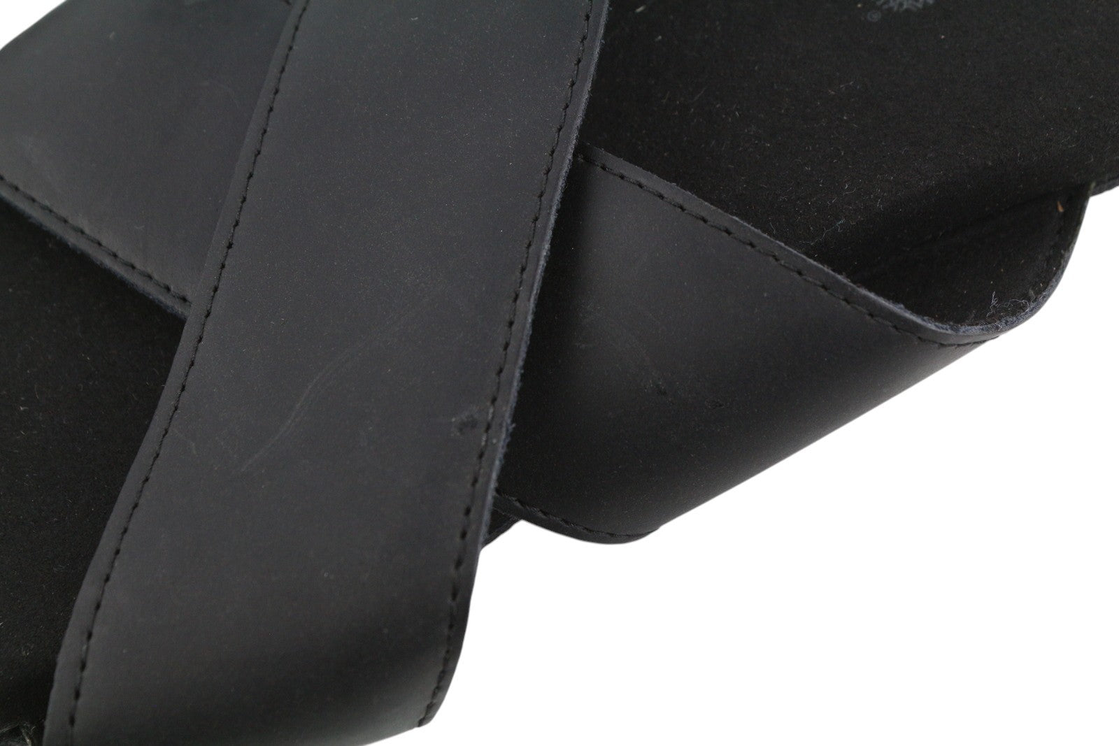 TIMBERLAND A24Z5 Men's EU41.5/43 Black Leather Narrow Slip-On Flats Casual