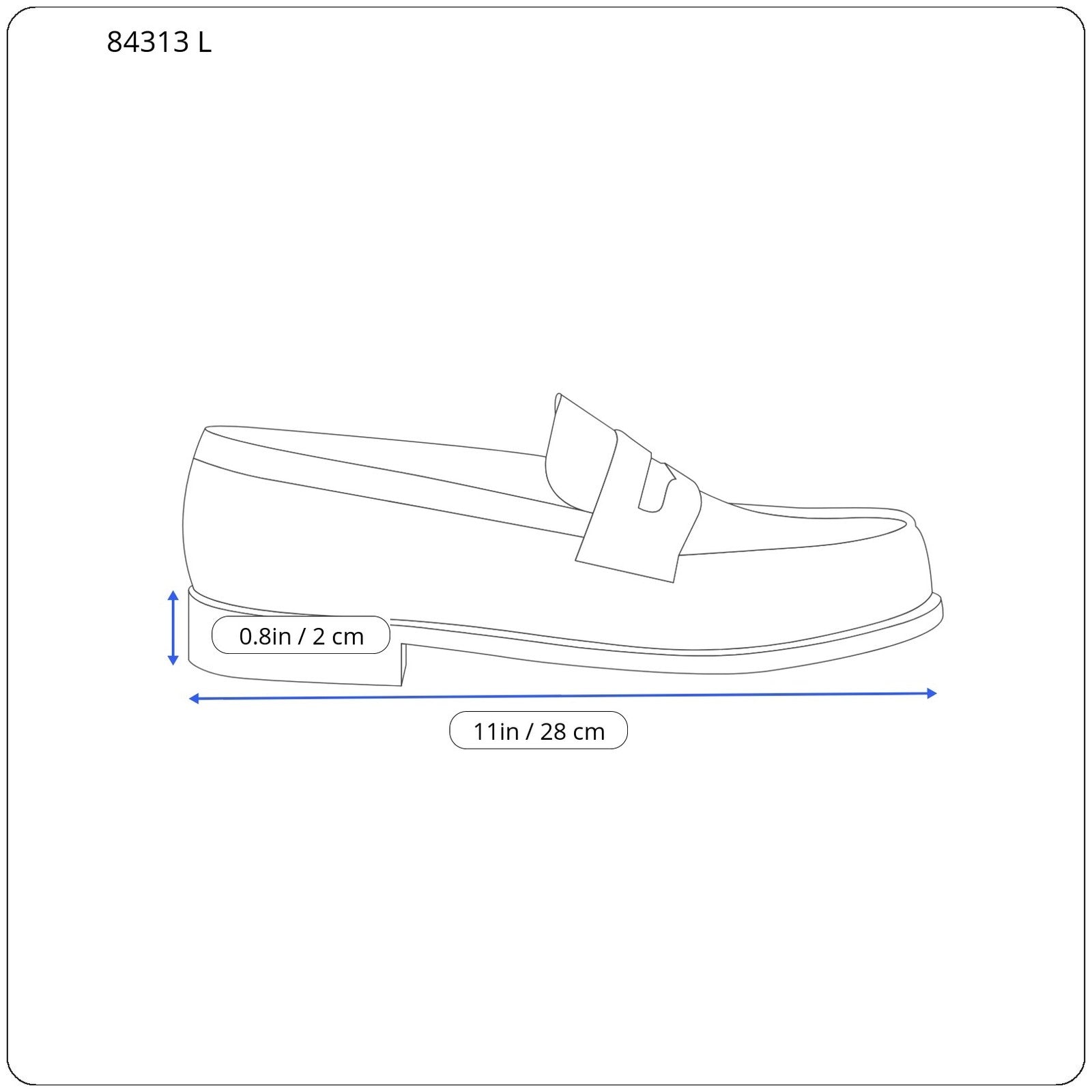 TIMBERLAND A24Z5 Men's EU41.5/43 Black Leather Narrow Slip-On Flats Casual