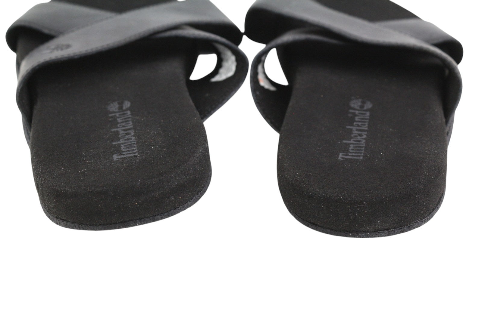 TIMBERLAND A24Z5 Men's EU41.5/43 Black Leather Narrow Slip-On Flats Casual