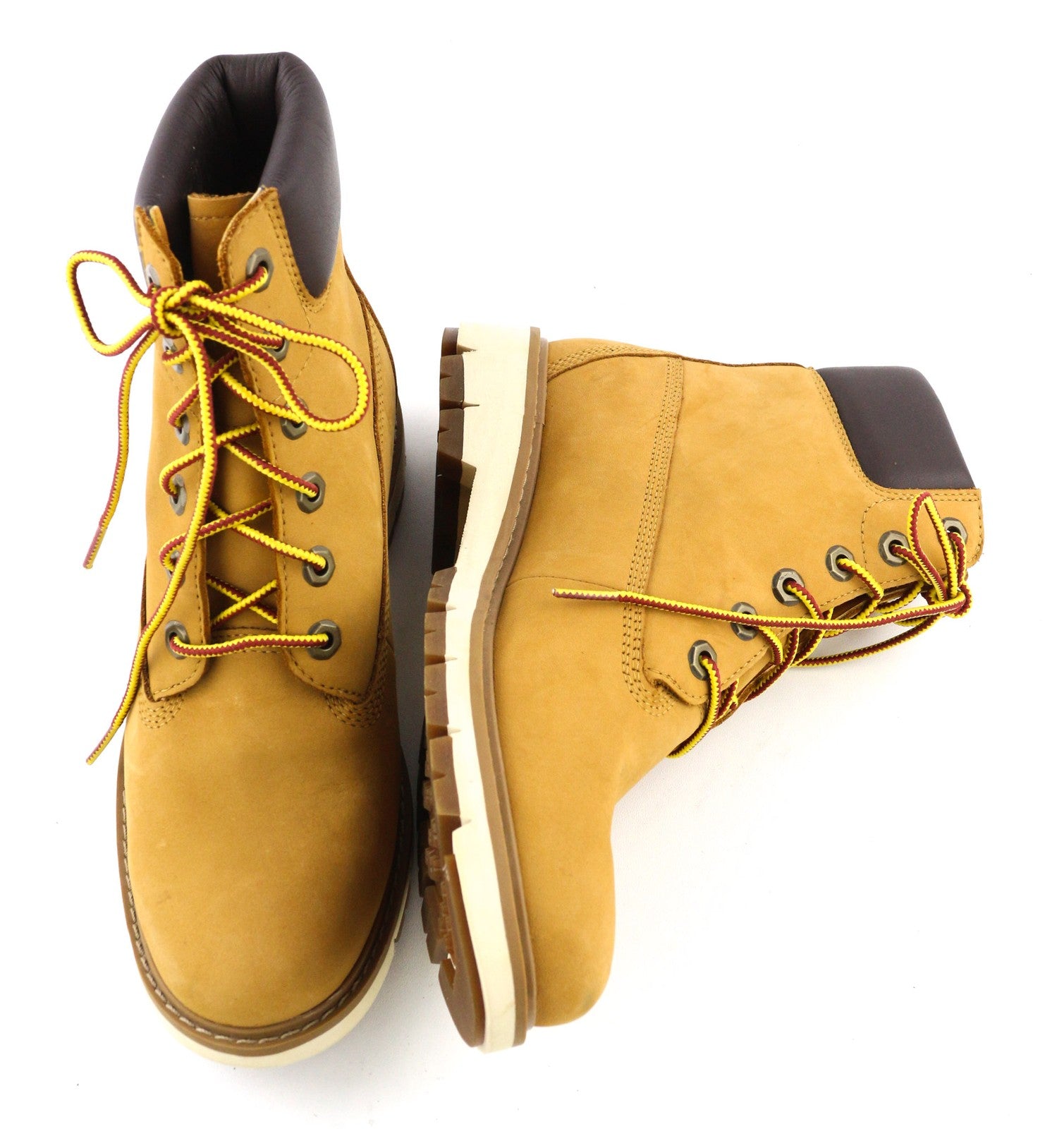 TIMBERLAND A1T6U-A3646 Women's EU38/38.5 Brown Leather High-Top Lace Boots