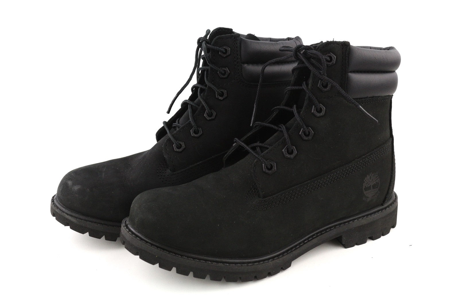 TIMBERLAND A15QY-A4498 Women's EU38/38.5 Black Leather High-Top Boots