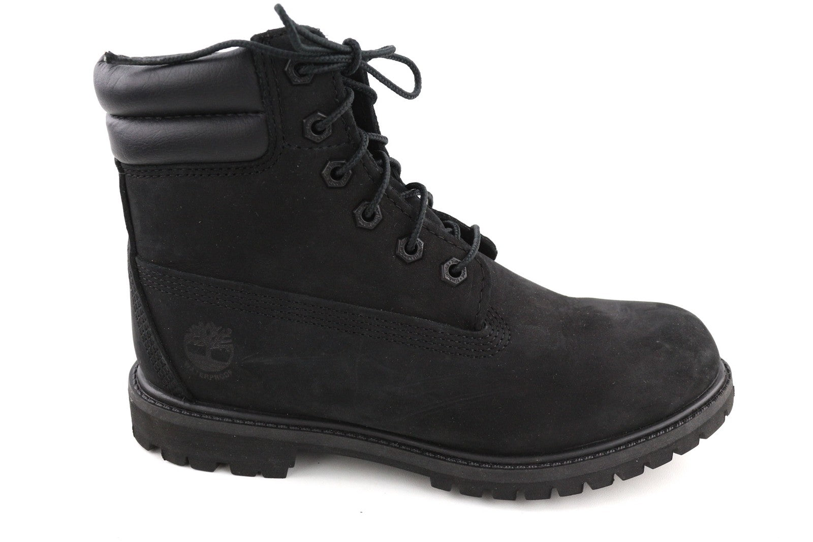 TIMBERLAND A15QY-A4498 Women's EU38/38.5 Black Leather High-Top Boots