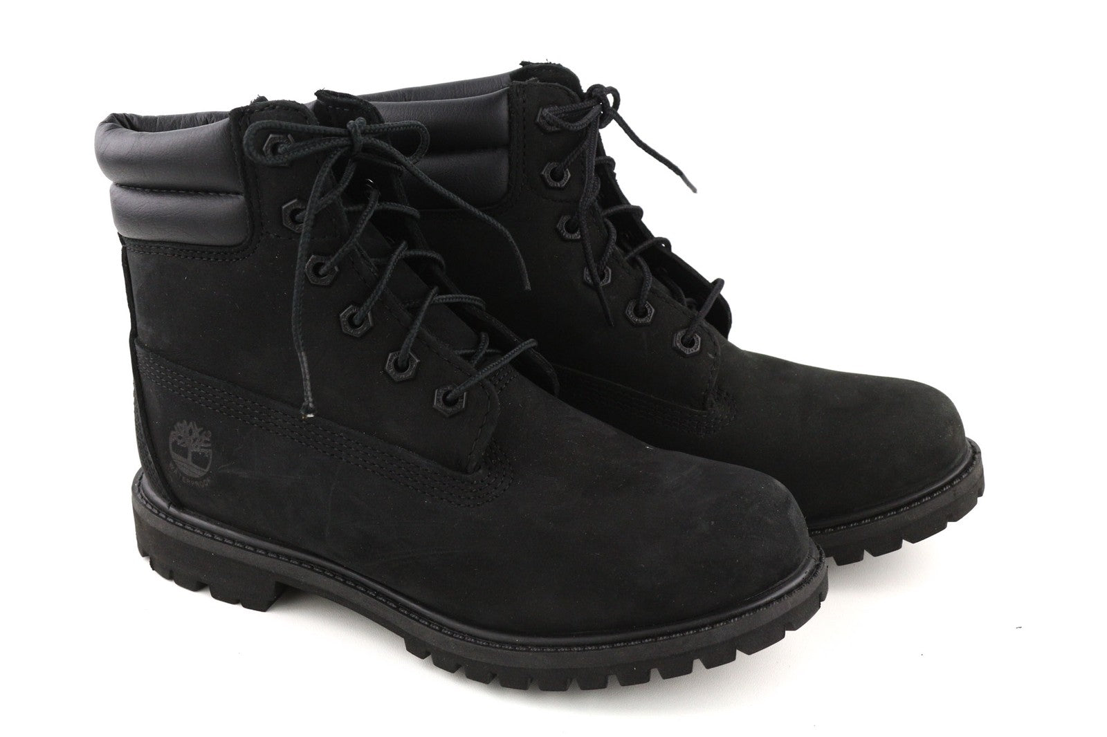 TIMBERLAND A15QY-A4498 Women's EU38/38.5 Black Leather High-Top Boots