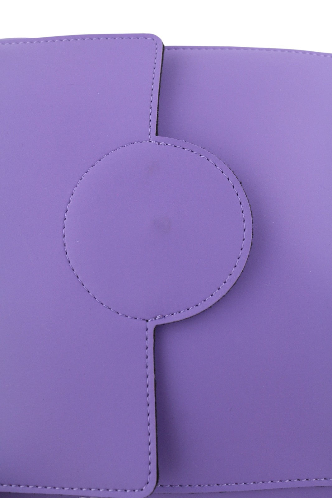 O BAG D217 Women Bag OS Purple Violet Dual Handles Logo Patch Backpack