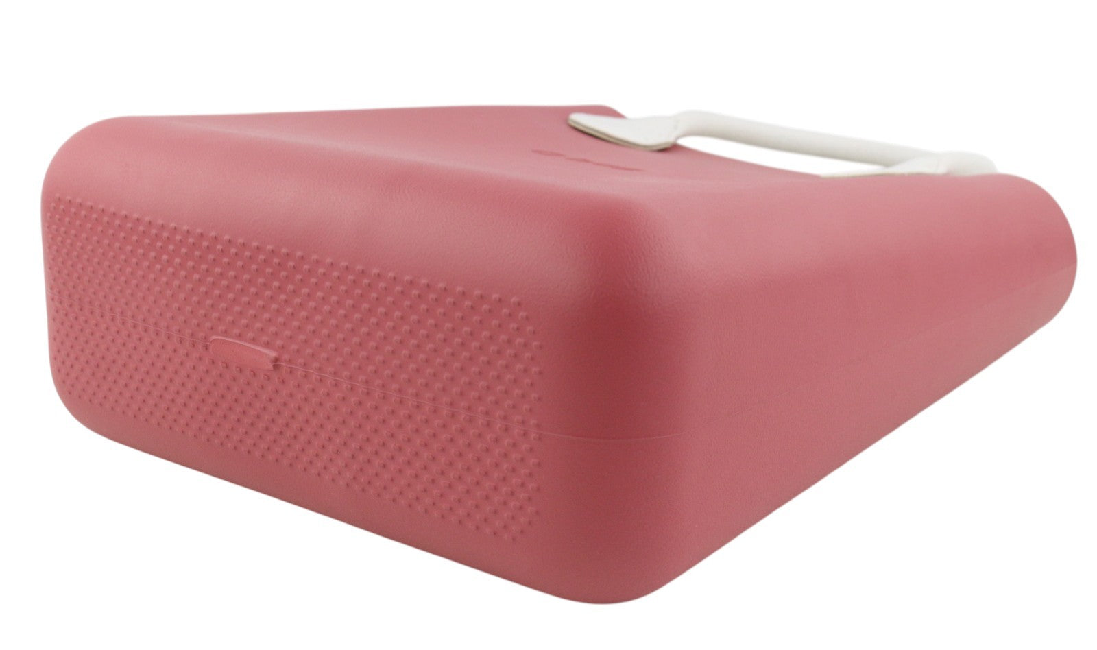 O BAG Chic Women Bag OS Pink Dual Handles Inner Pouch Mini Square Tote Logo