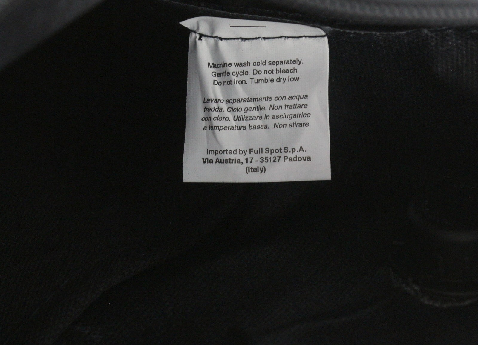 O BAG Chic Women Bag OS Black Dual Handles Inner Pouch Mini Square Tote Logo