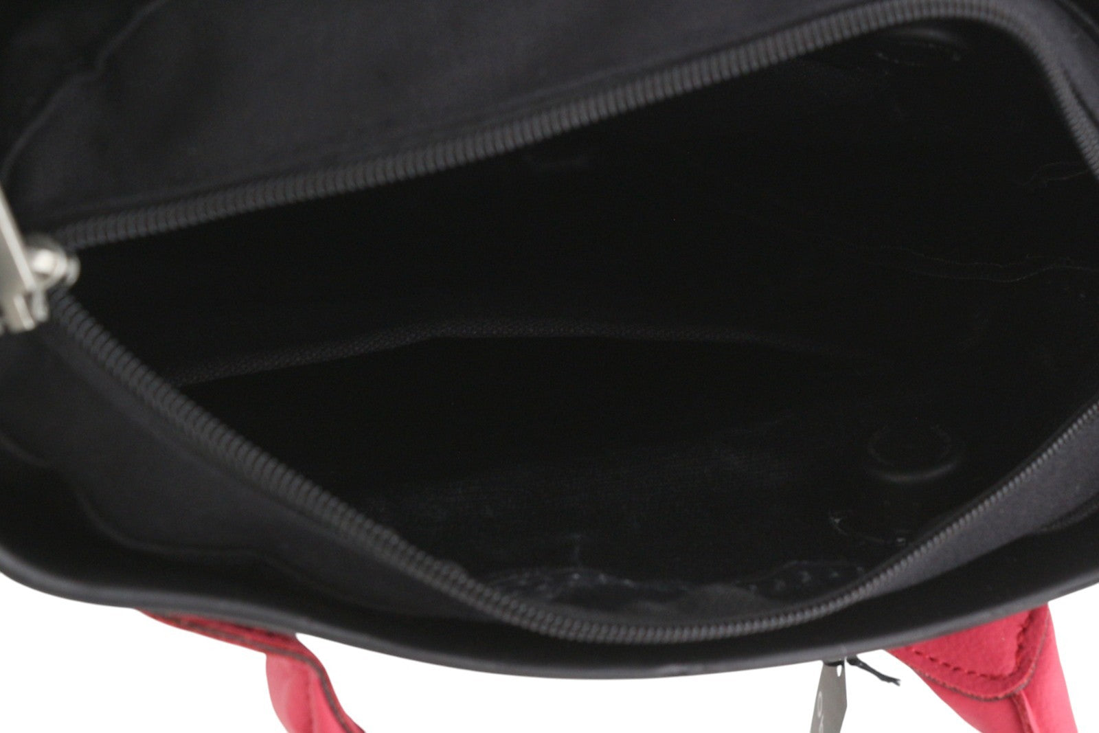 O BAG Chic Women Bag OS Black Dual Handles Inner Pouch Mini Square Tote Logo