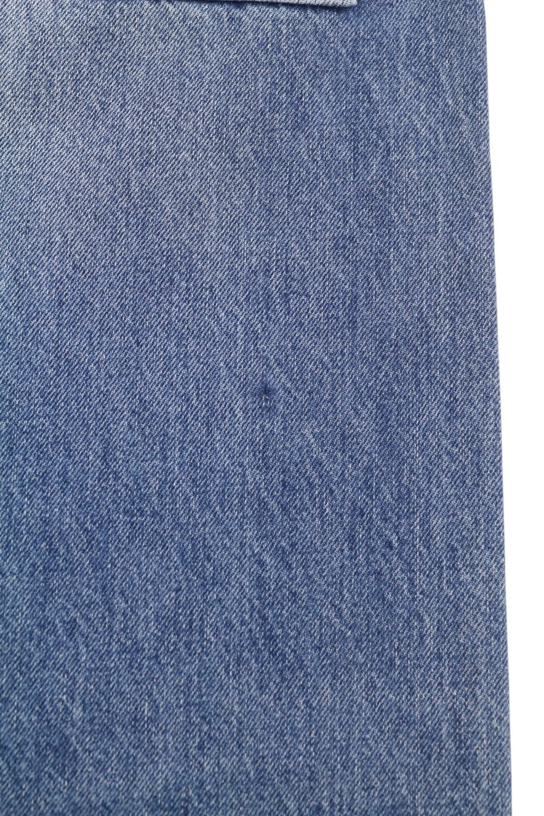 PLAN C Women Jeans 38 Blue Washed Relaxed Straight Leg Button Fly RRP550