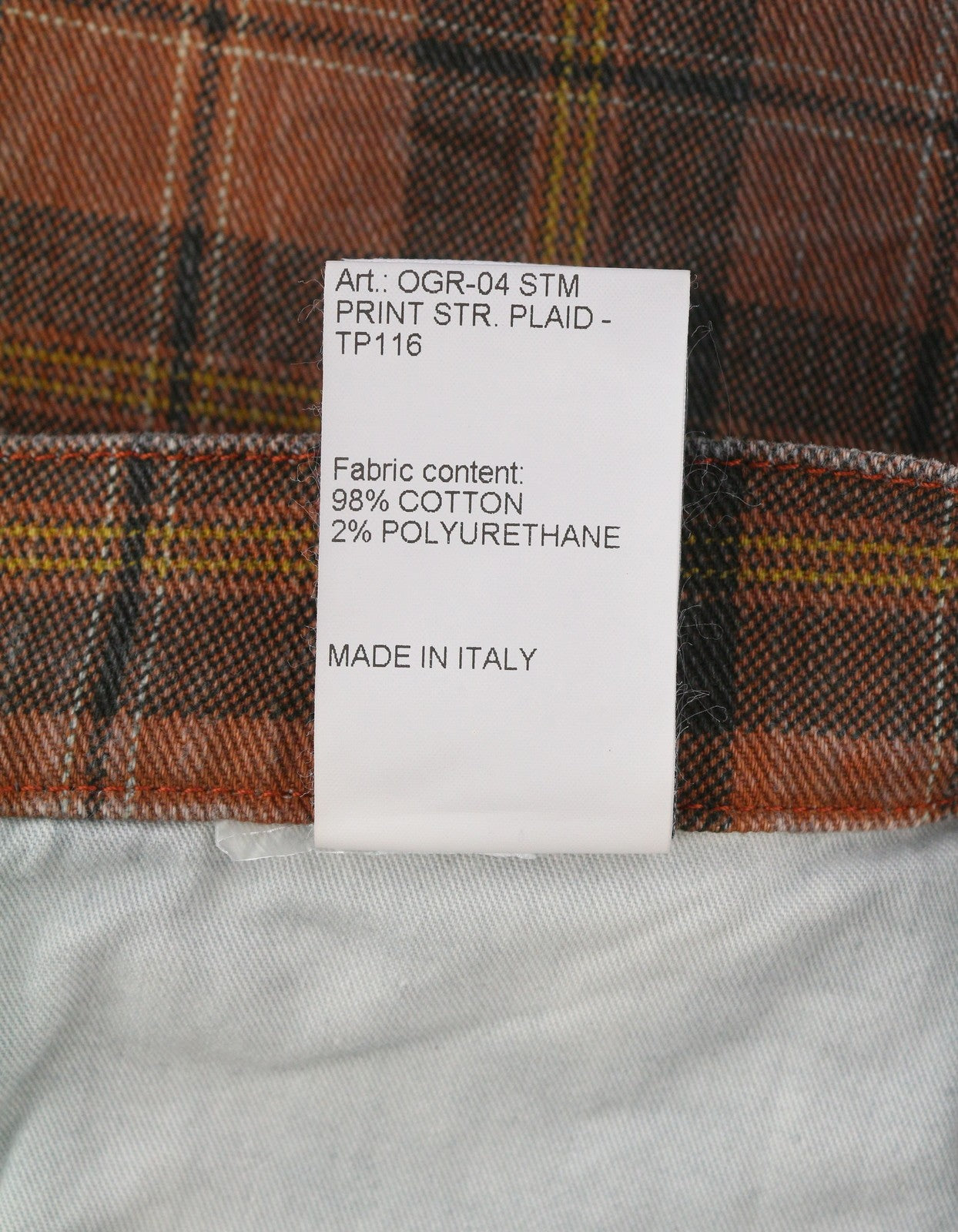 R13 Tailored Drop Women Trousers 27 Ash Red Plaid Cropped Ankle Check Finish