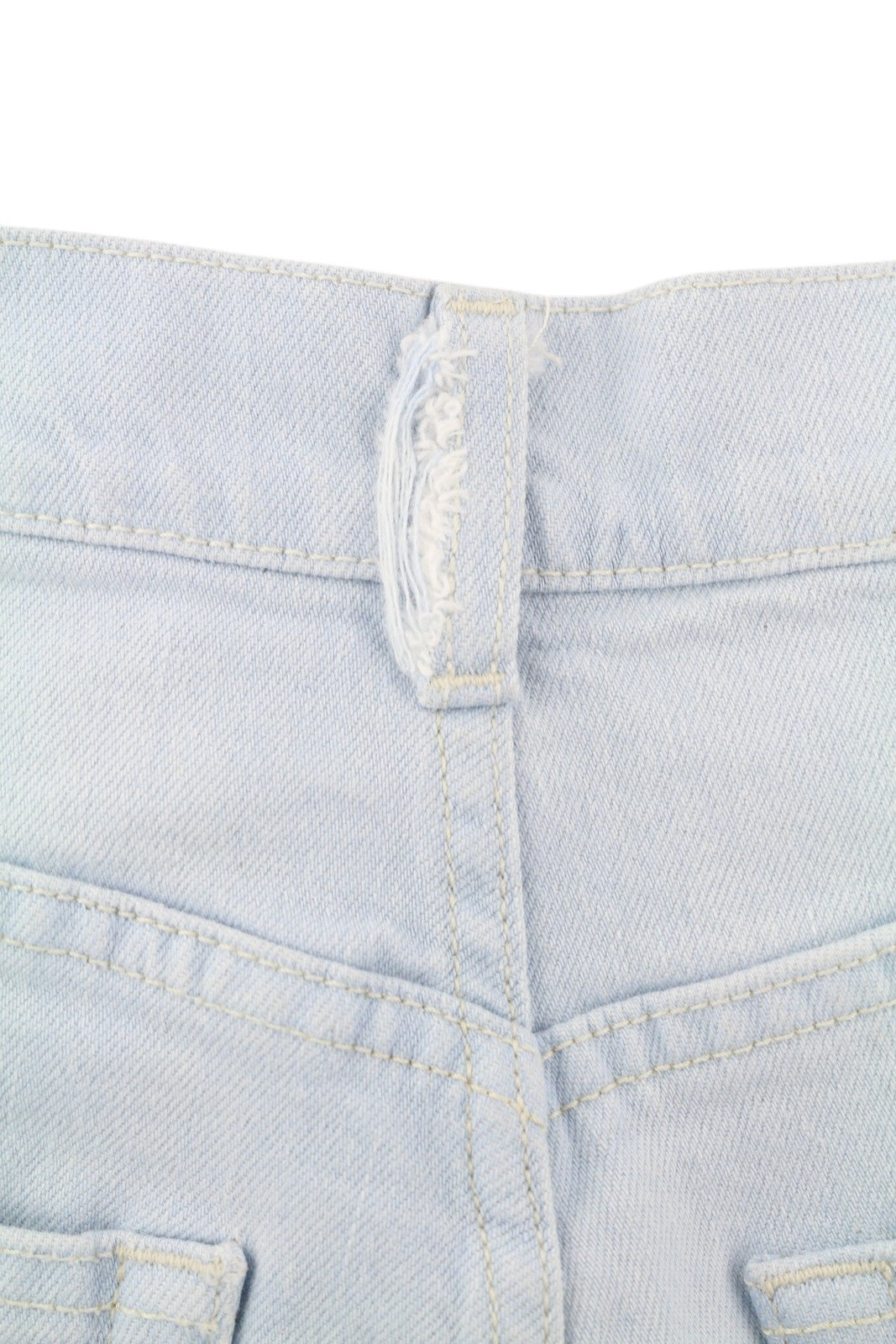 R13 Romeo Women Jeans 28 Faded Blue Stretch Cropped Ankle Zip Fly Denim