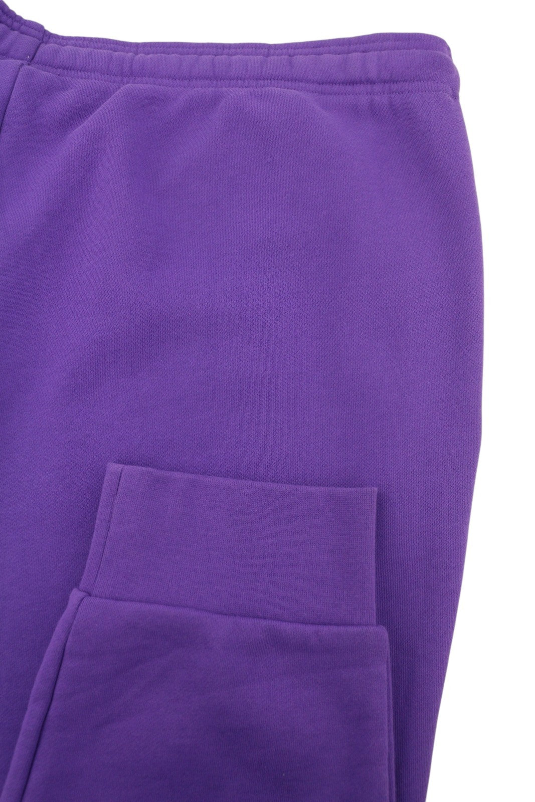 LACOSTE Sport Men Trousers 4XL Purple Tapered Fleece Drawstring Sweatpants