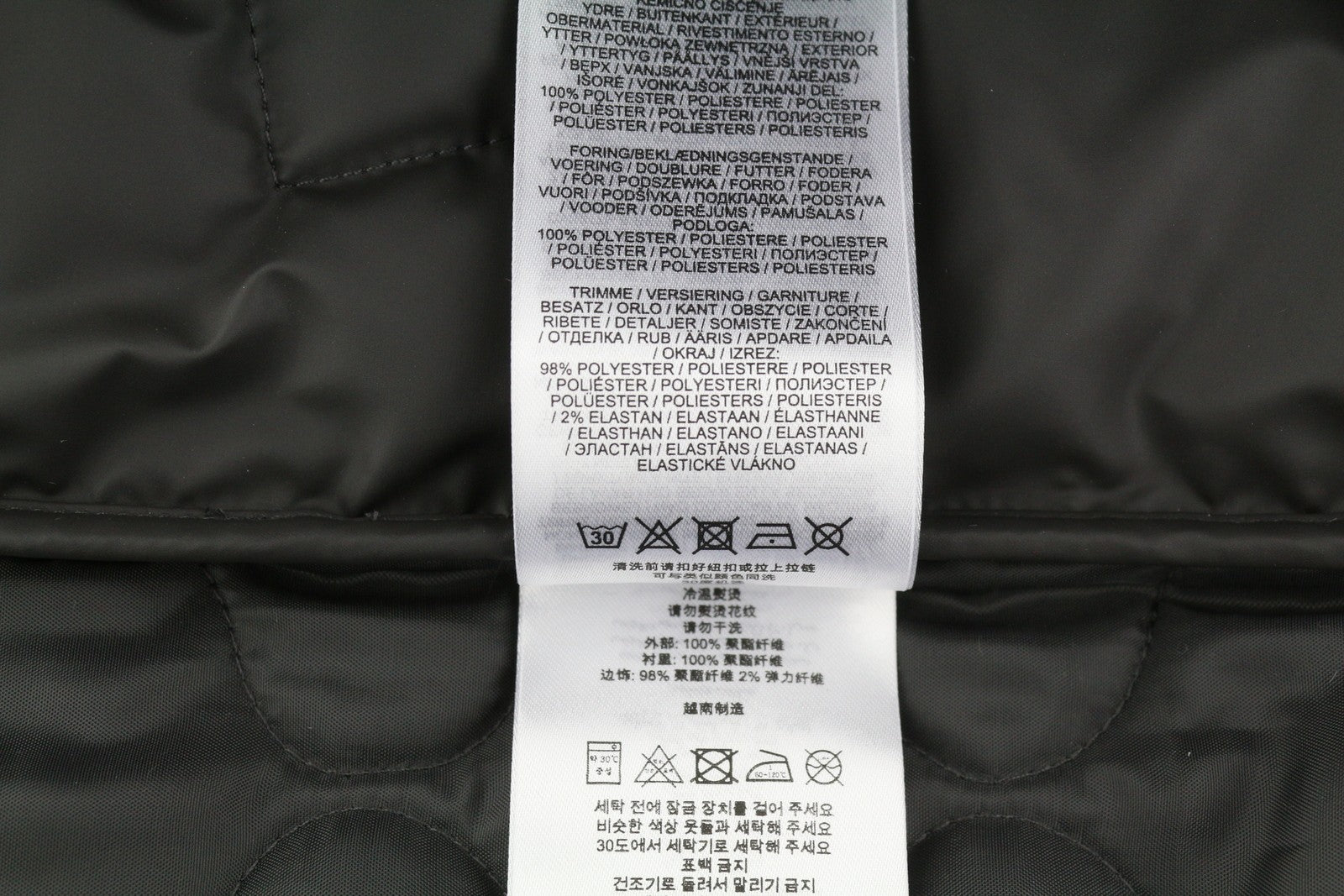 LYLE & SCOTT Men Waistcoat M Grey Quilted Padded Full Zip Bomber RRP149