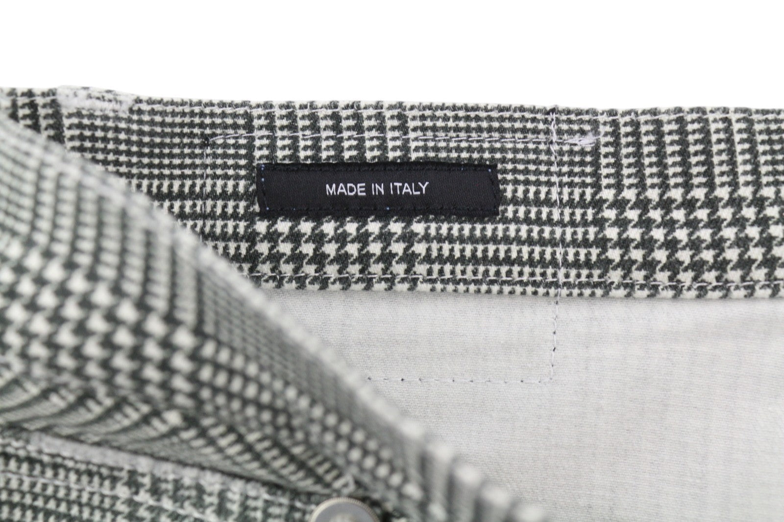 R13 Jane Women Jeans 27 Printed Glen Plaid Stretch Flared Straight Leg RRP699