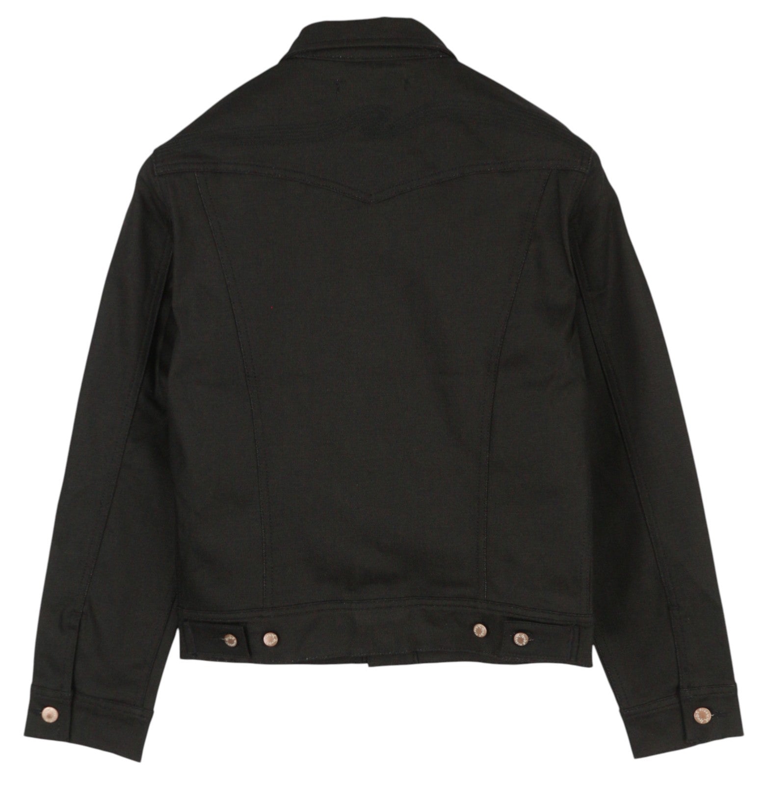 NUDIE JEANS Conny Stretch Men Jacket XS Dry Black Coated Buttoned Denim Unisex