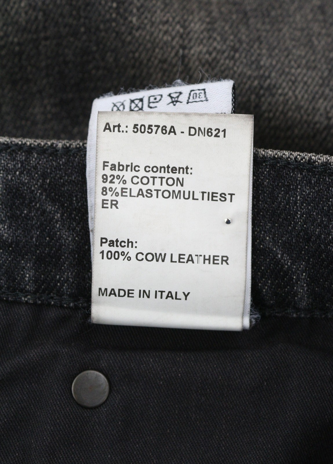 R13 Alice Slim Straight Leg Women Jeans 27 Abbey Black Faded Washed Zip Fly