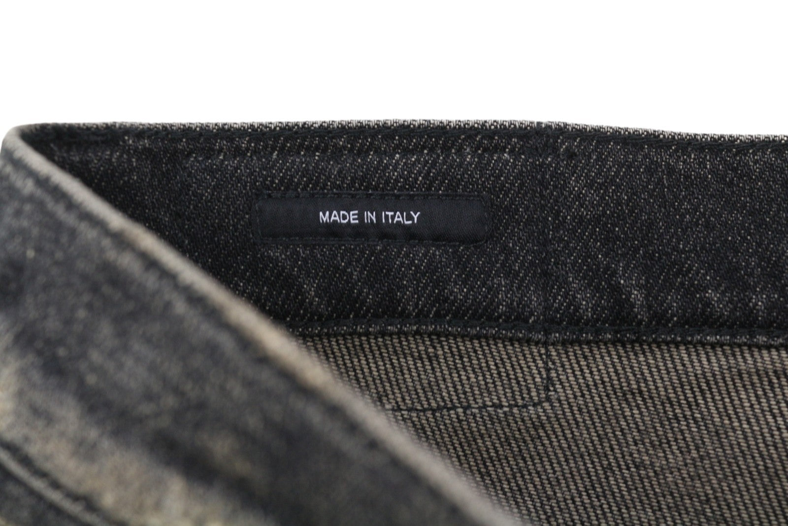 R13 Alice Slim Straight Leg Women Jeans 27 Abbey Black Faded Washed Zip Fly